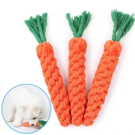 SleepyTail™ Rope Toy - Carrot
