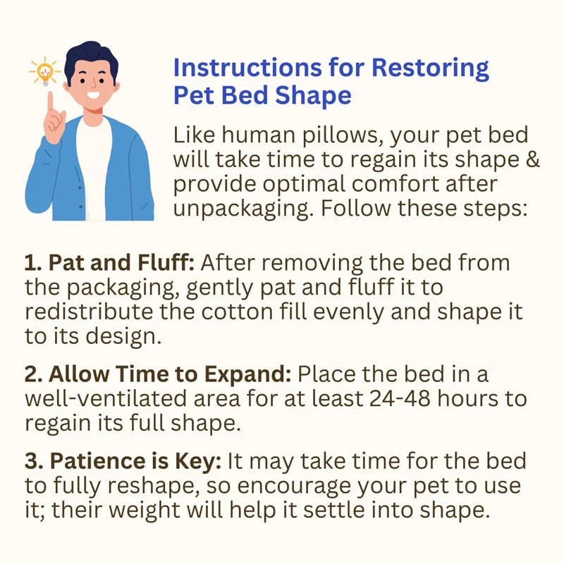 SleepyTail™ Plush Nest Bed